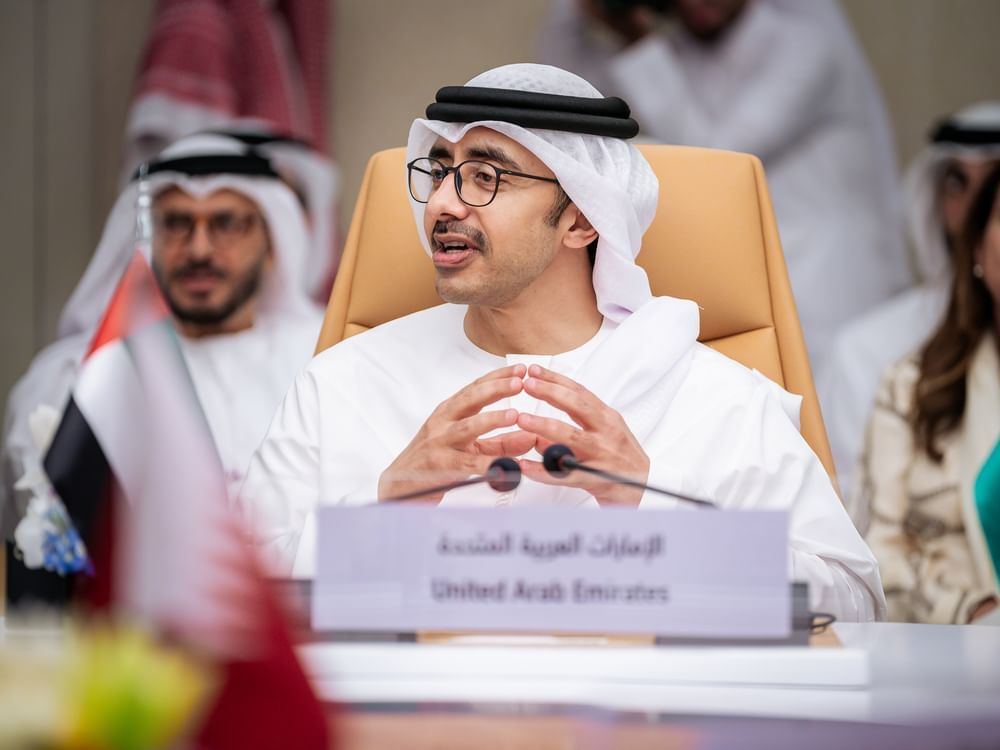 عبدالله بن زايد يشارك في اجتماع "السداسي العربي" الوزاري مع بلينكن في الرياض