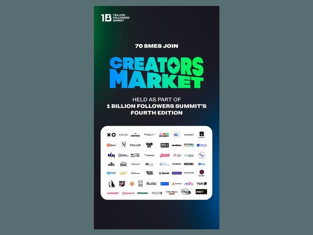 70 SMEs join Creators Market held as part of 1 Billion Followers Summit's fourth edition
