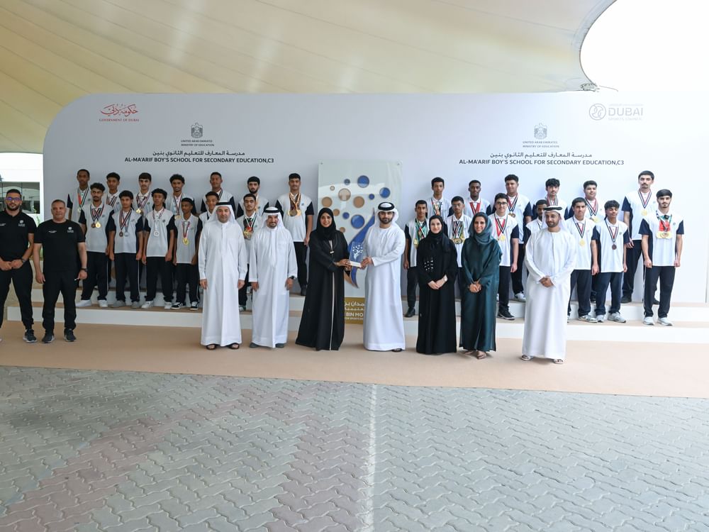 Mansoor bin Mohammed highlights importance of sporting culture in schools to unearth champions of future