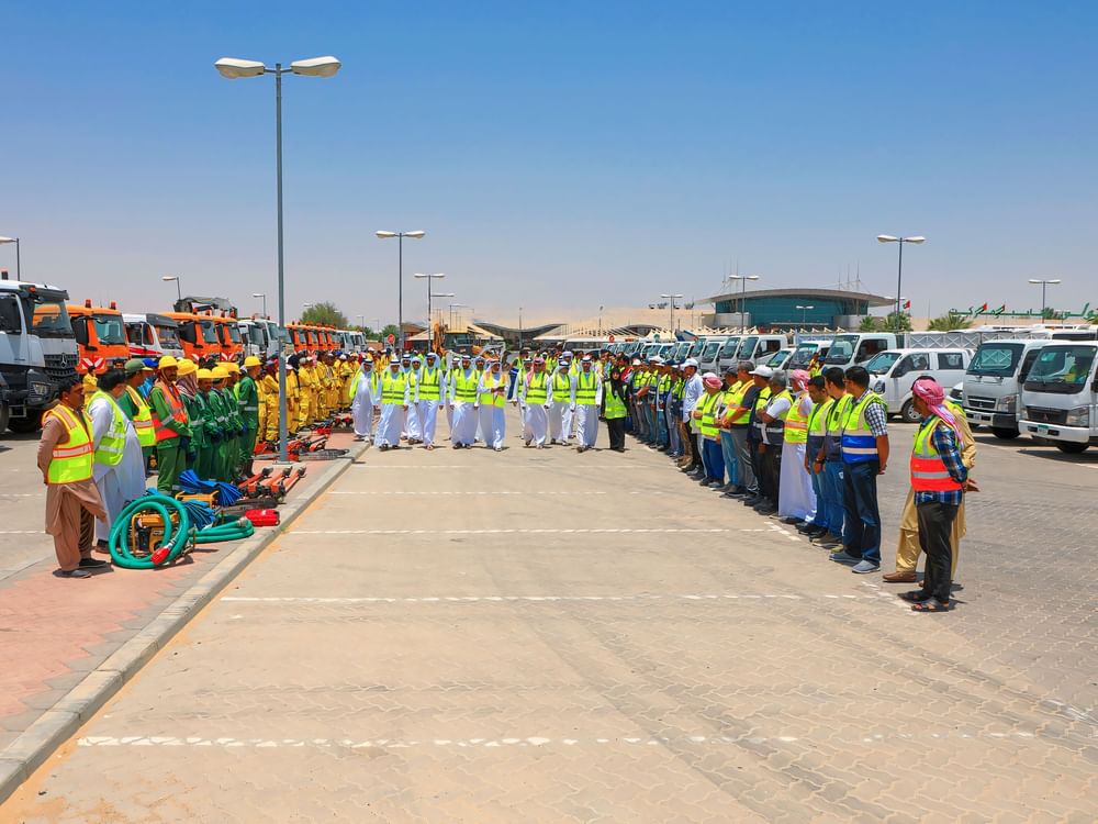 بلدية مدينة العين تؤكد جاهزيتها للتعامل مع الحالة الجوية المقبلة