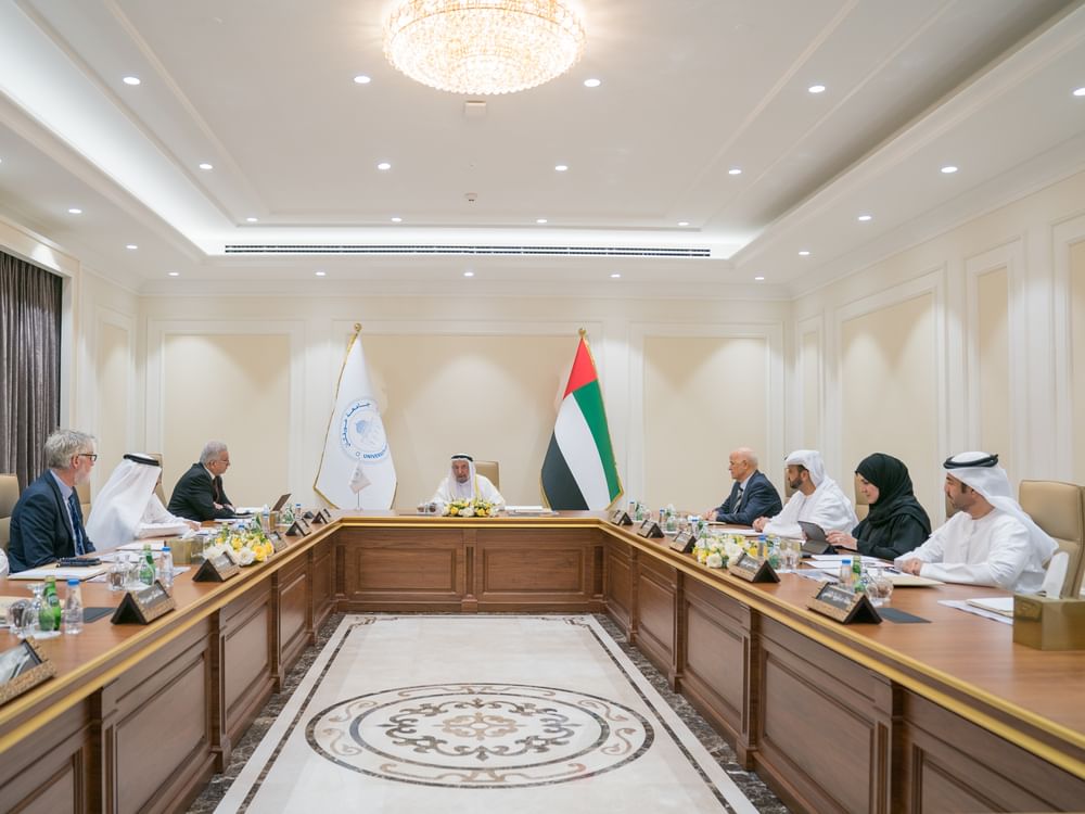 سلطان القاسمي يترأس اجتماع مجلس أمناء جامعة خورفكان