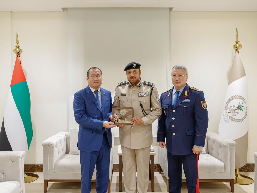 沙迦警方与哈萨克斯坦代表团探讨安全合作