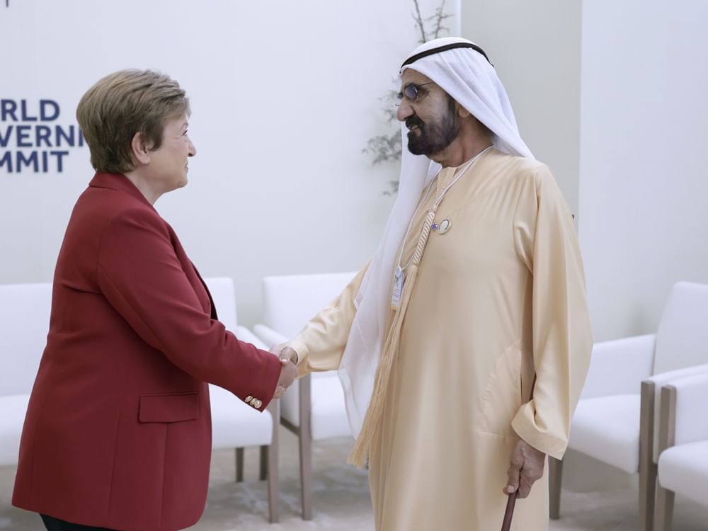 محمد بن راشد يلتقي مديرة صندوق النقد الدولي ويبحثان أبرز مستجدات الاقتصاد العالمي وآفاق التعاون المشترك