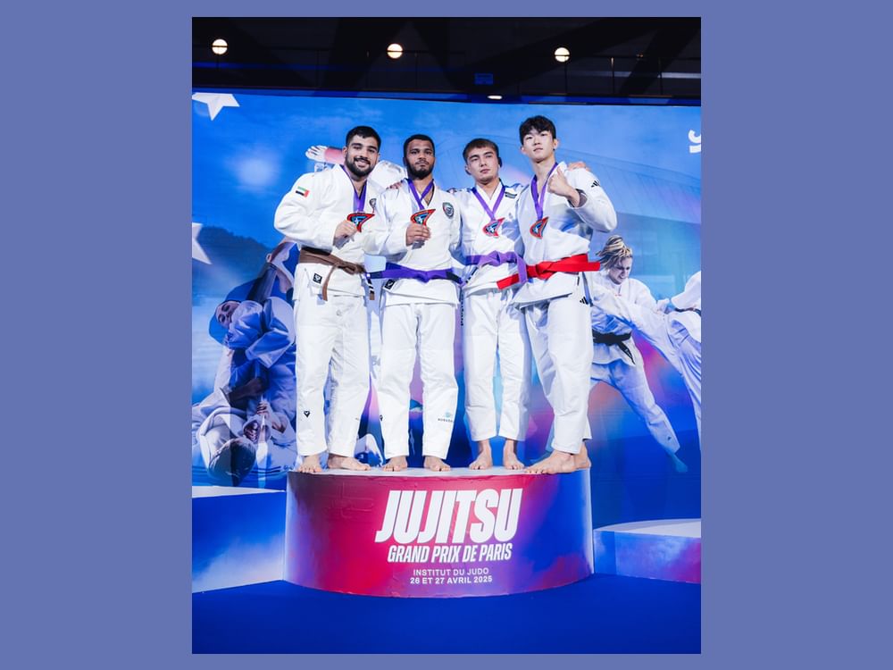 L'équipe nationale de jiu-jitsu porte son total à 16 médailles au Grand Prix de Paris