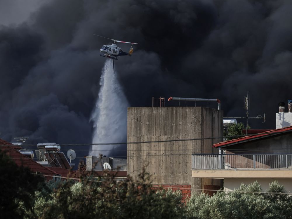 Hundreds of firefighters battling wildfires in Portugal, Greece and Spain
