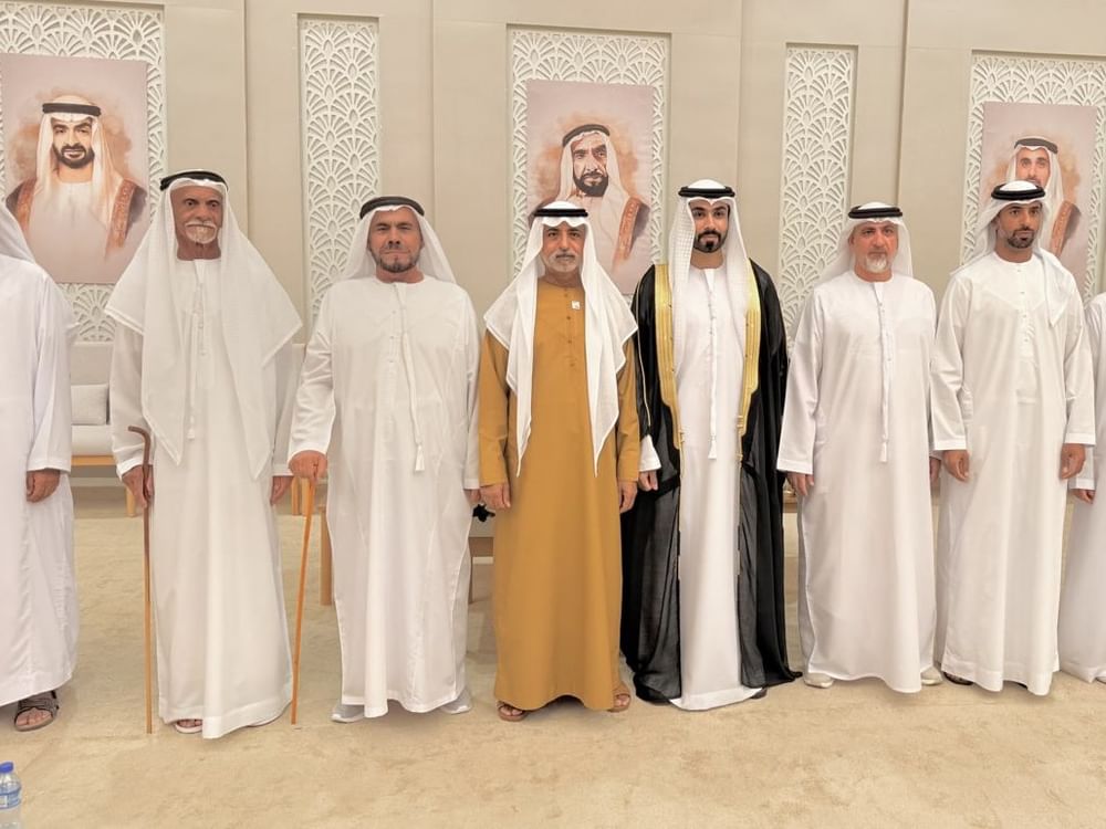 نهيان بن مبارك يحضر أفراح الكعبي في العين