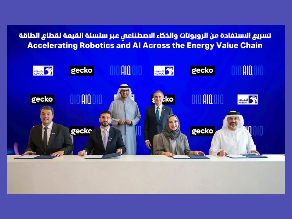 ADNOC, Gecko Robotics sign three deals to accelerate AI, robotics, skills training