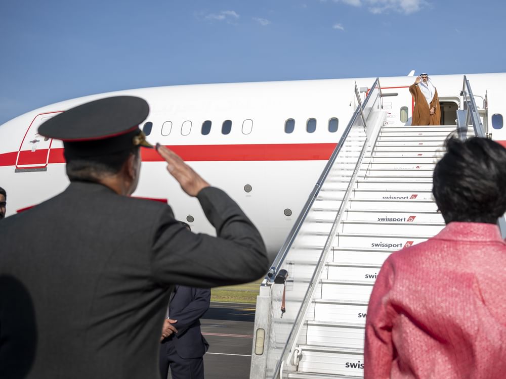 El príncipe heredero de Abu Dabi concluye su visita oficial a la República del Ecuador