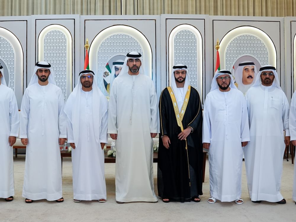 أحمد بن سعود المعلا يحضر حفل أفراح بو عصيبة