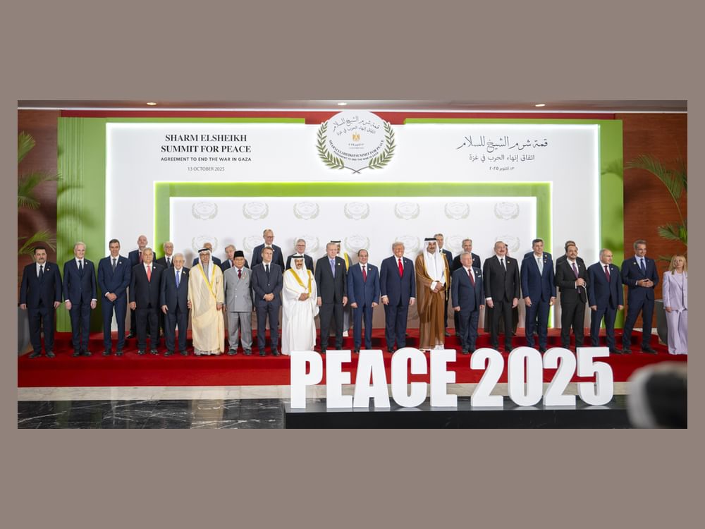 Mansour bin Zayed participates on behalf of UAE President in 'Sharm El-Sheikh Peace Summit'