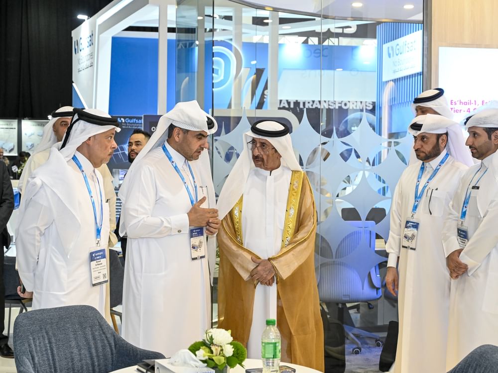 Hasher bin Maktoum opens CABSAT, Integrate Middle East and inaugural SATExpo Middle East
