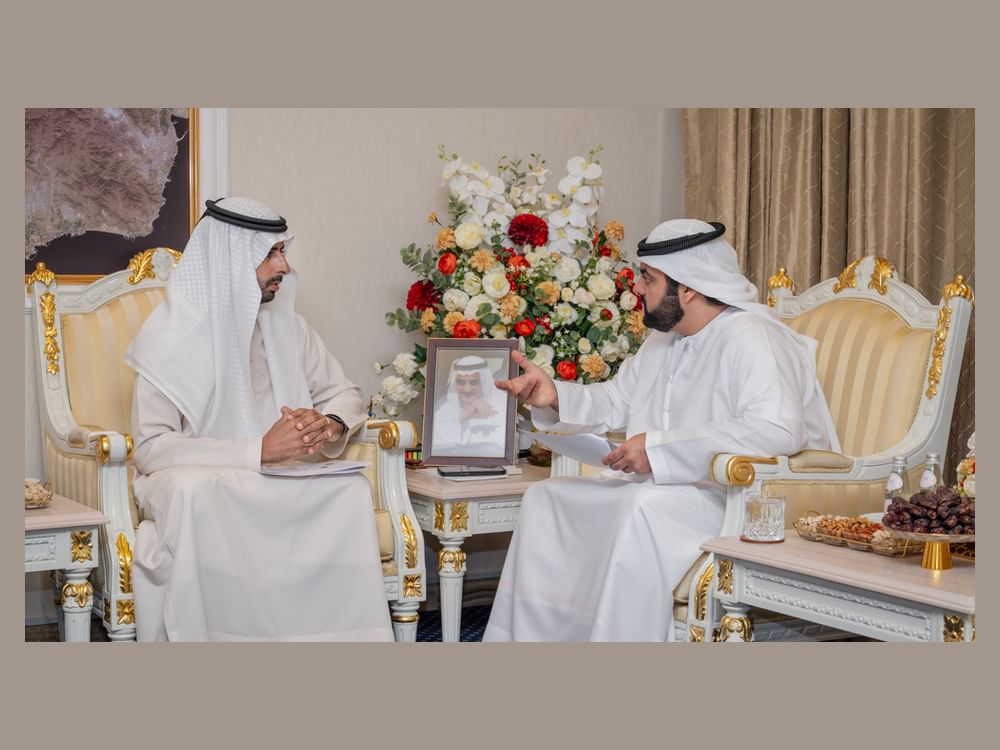 محمد الشرقي يستقبل أمين عام اتحاد الإمارات للمصارعة ويطّلع على خطط الاتحاد وإنجازاته