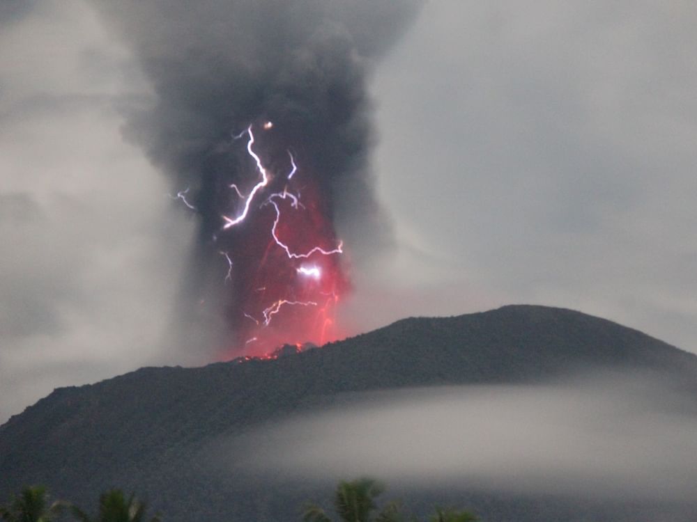 Eruption of Indonesia's Mt Ibu forces seven villages to evacuate ...