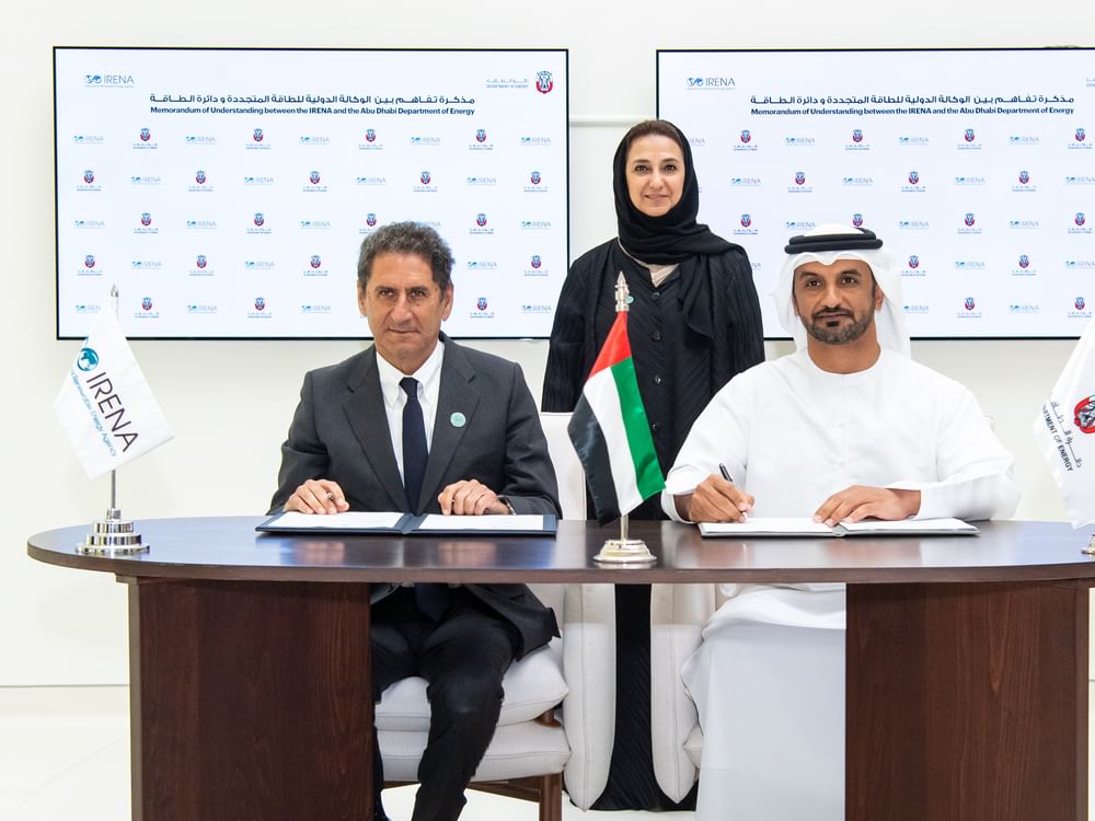 Abu Dhabi DoE partners with University of Arizona and IRENA to advance clean energy innovation