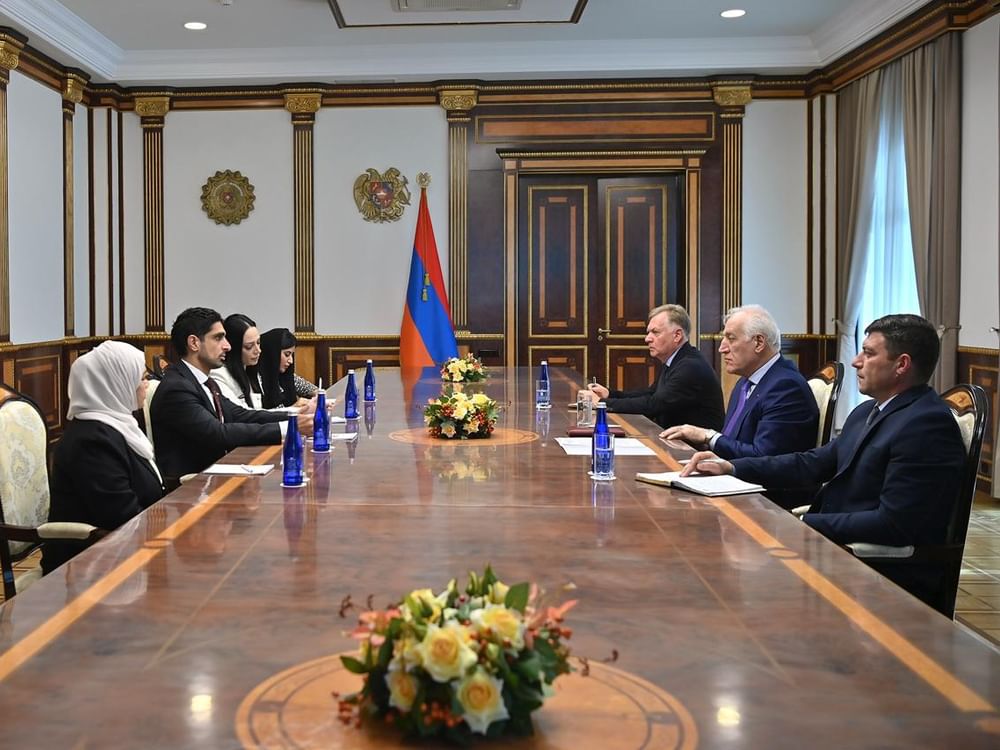 Omran Sharaf meets President of Armenia