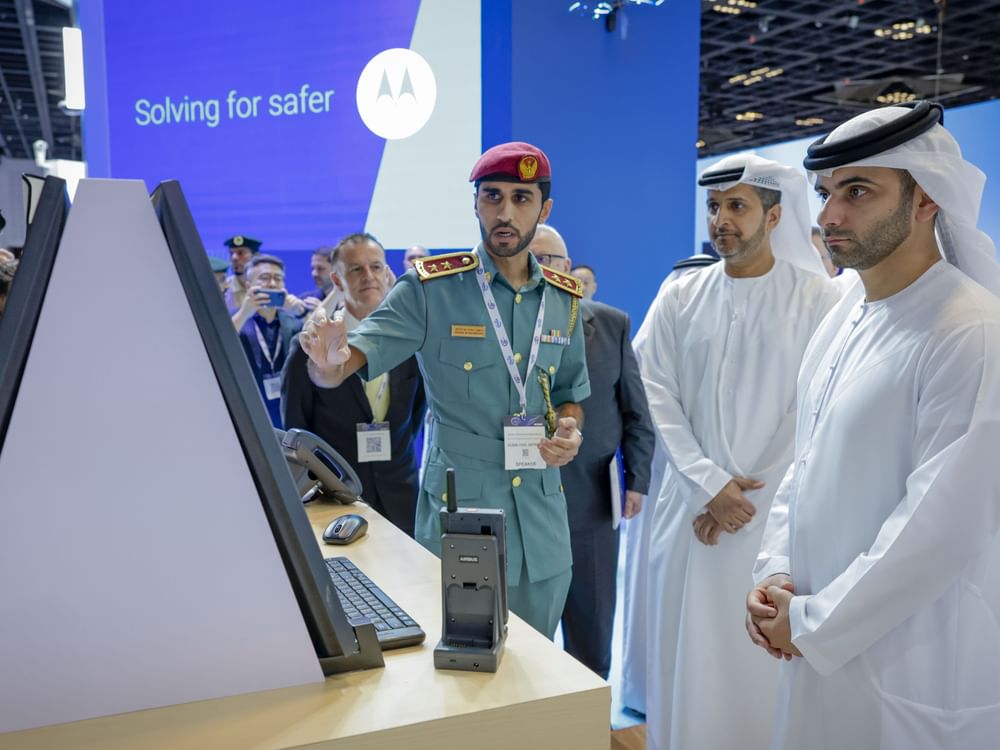 Mansoor bin Mohammed opens Critical Communications World 2024, tours