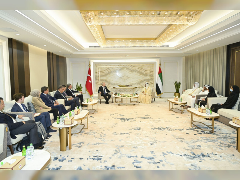 Ali Al Nuaimi meets Chairman of Foreign Affairs Committee of Turkish