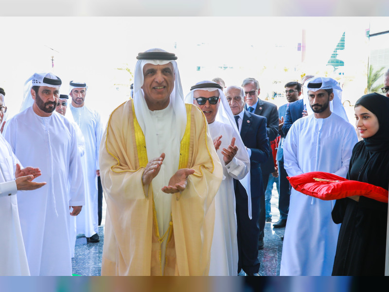 RAK Ruler inaugurates Saqr Library, Abdullah bin Ali Al Sharhan College ...