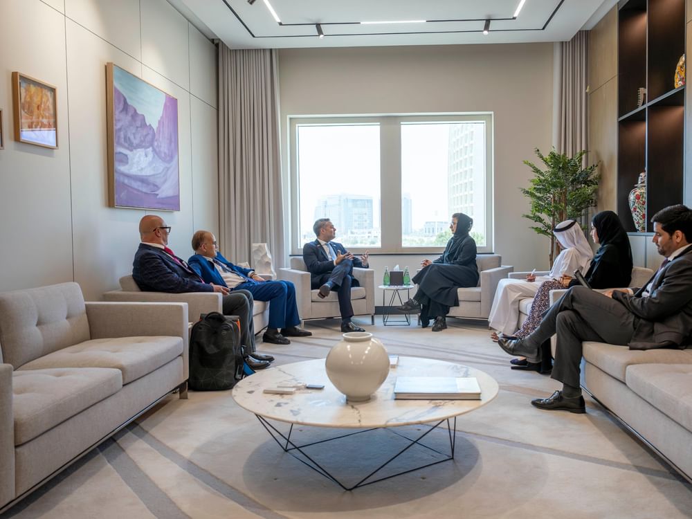 Noura Al Kaabi receives Costa Rican Minister of Culture and Youth