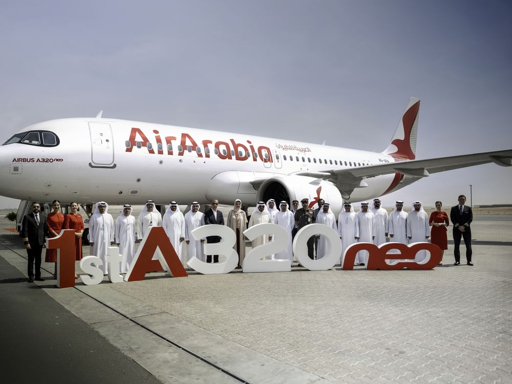 "العربية للطيران" تتسلم أولى طائراتها من طراز إيرباص A320neo