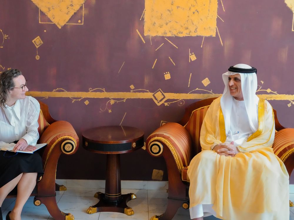 Ruler of Ras Al Khaimah receives Ambassador of European Union