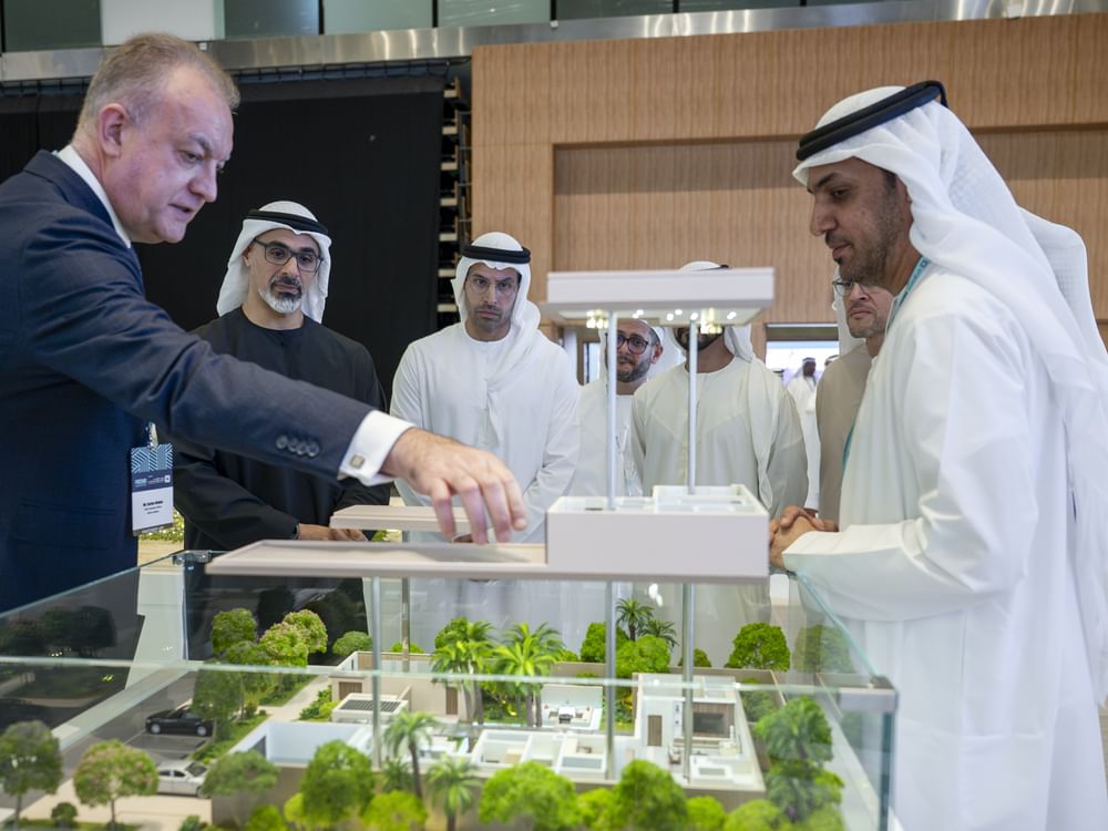 Khaled bin Mohamed bin Zayed attends Abu Dhabi Infrastructure Summit