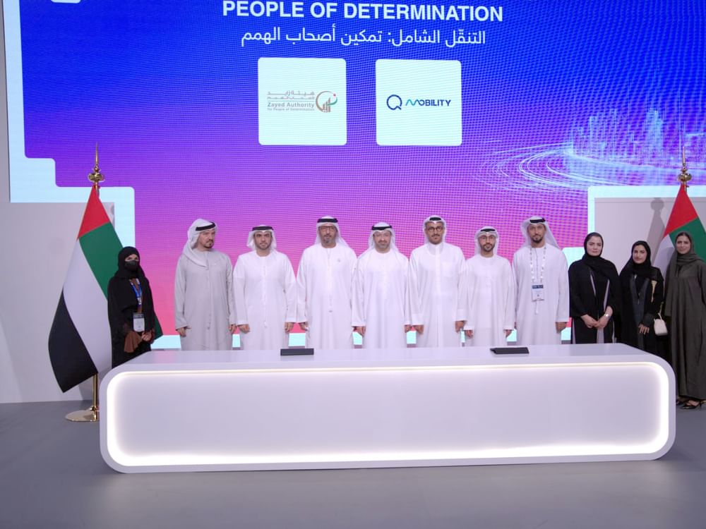Zayed Authority for People of Determination, Q Mobility sign MoU to expand services for People of Determination in Abu Dhabi