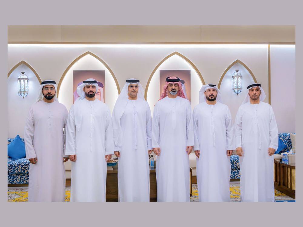 ولی عہد عجمان شیخ عمار بن حمید کی ’حمید ایئر برج‘ کی تیاریوں کا جائزہ، غزہ کے لیے امدادی پروازوں کا اعلان