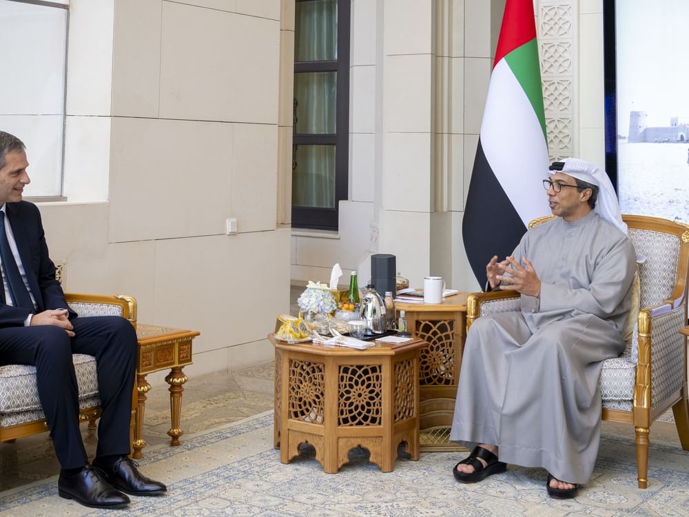 Mansour bin Zayed receives Chairman, CEO of France’s CMA CGM Group