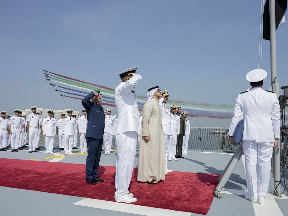 El vicepresidente de Emiratos inaugura la corbeta ‘Bani Yas P110’