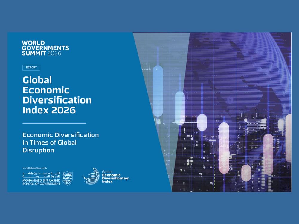 "قمة الحكومات"/ كلية محمد بن راشد للإدارة الحكومية تطلق النسخة الـ5 لمؤشر التنويع الاقتصادي العالمي 2026