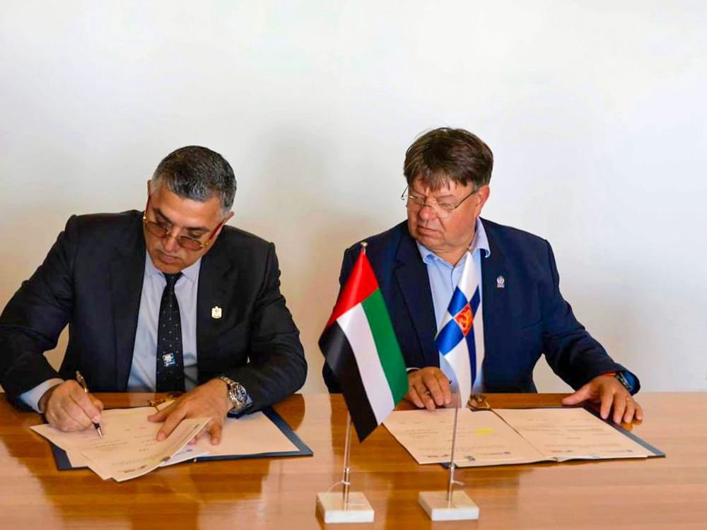 EAU e Finlândia assinam memorando para reforçar cooperação em meteorologia e pesquisa polar