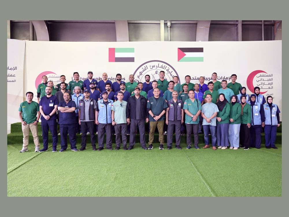 UAE Floating Hospital in Al Arish welcomes 3rd batch of Indonesian medical professionals as part of Operation Chivalrous Knight 3