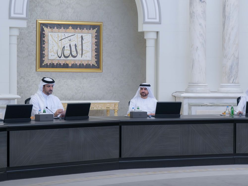 عبدالله بن سالم القاسمي يترأس اجتماع المجلس التنفيذي