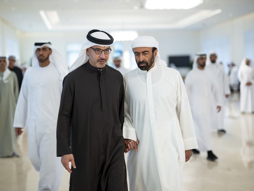 Hazza bin Zayed offers condolences on passing of Hamad bin Rashid bin Hamad Al Hajri