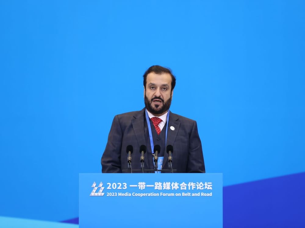 WAM-Generaldirektor ruft auf dem 2023 Media Cooperation Forum on Belt and Road zu einer strategischen Partnerschaft zwischen den Medien in den Ländern des Belt and Road auf