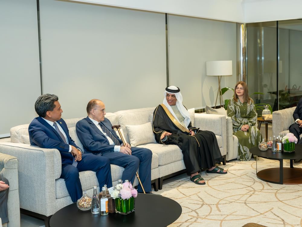 Saud bin Saqr attends dinner banquet hosted by Costa Rica, El Salvador, Guatemala embassies