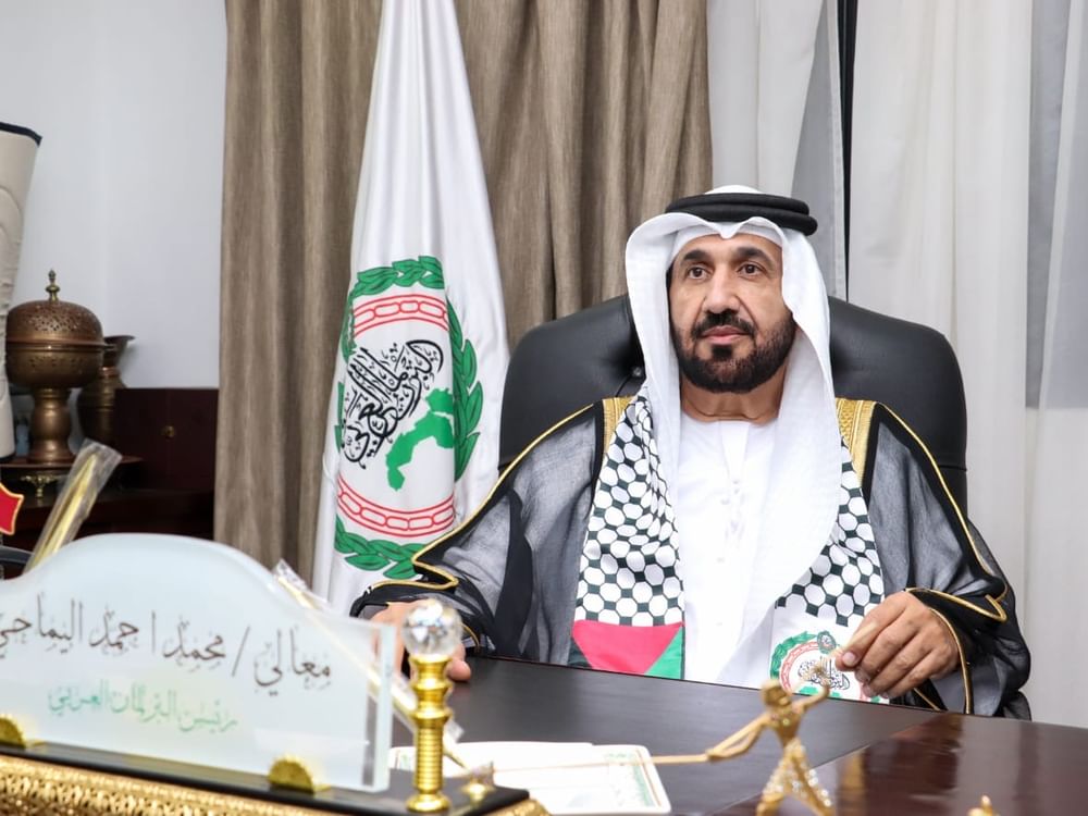 رئيس البرلمان العربي يدين الغارات الإسرائيلية على سوريا 