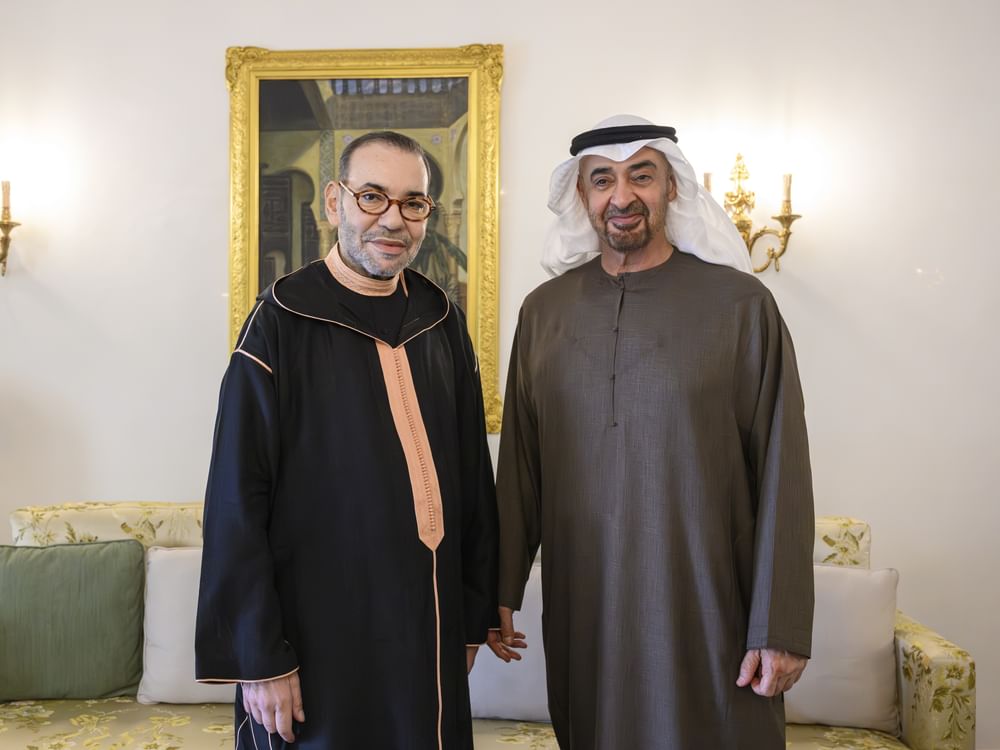 Presidente dos EAU se reúne com o rei Mohammed VI durante visita privada ao Marrocos