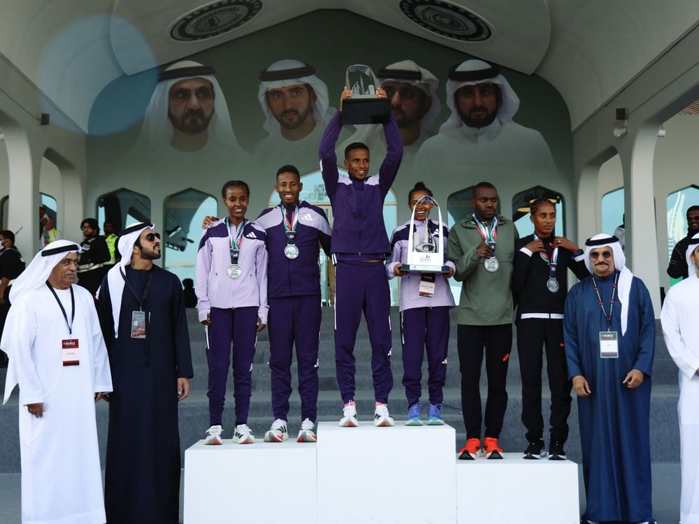 ميلاك وديسي يتوجان بلقبي الرجال والسيدات في ماراثون دبي 2026