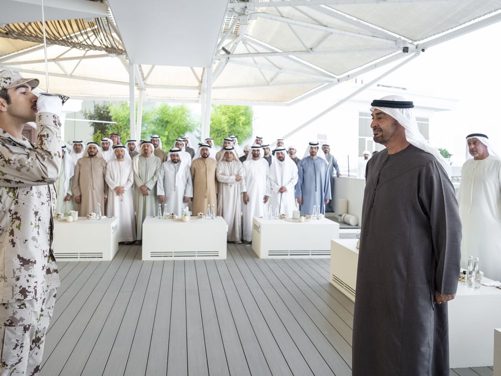 Presidente de EAU recibe a Mohammed bin Rashid bin Mohammed bin Rashid