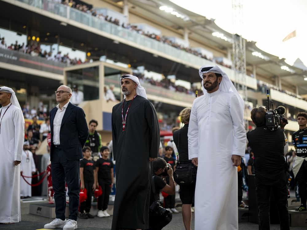 Crown Prince of Abu Dhabi attends Formula 1 World season finale