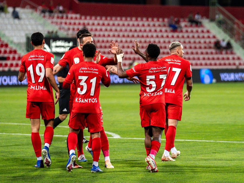 فوز شباب الأهلي والنصر وتعادل خورفكان مع دبا في دوري أدنوك 