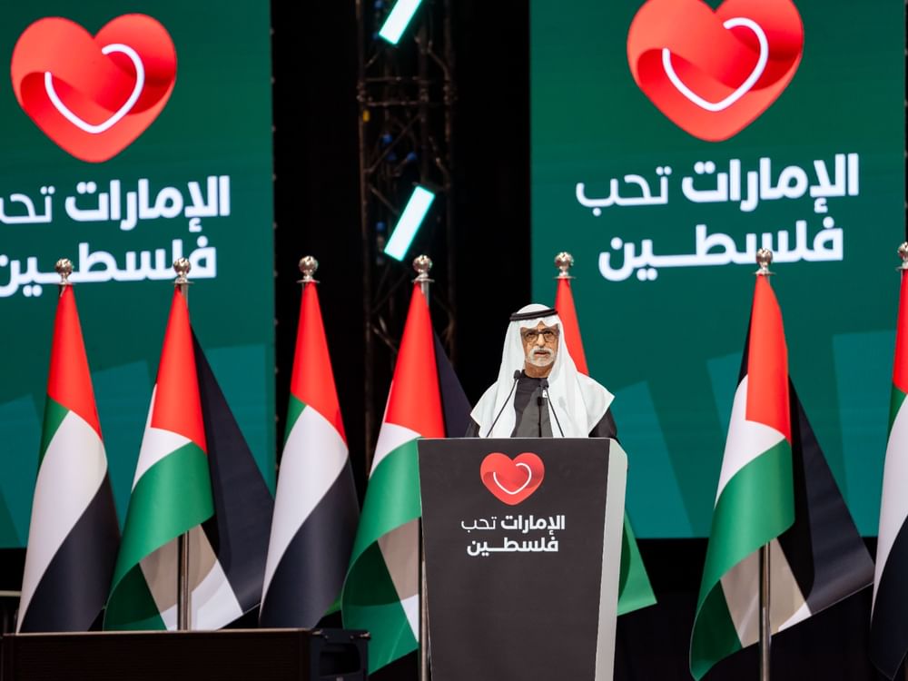 With over 50,000 people in attendance, Nahyan bin Mubarak joins Palestinian community in celebrating their culture, heritage and success stories in UAE