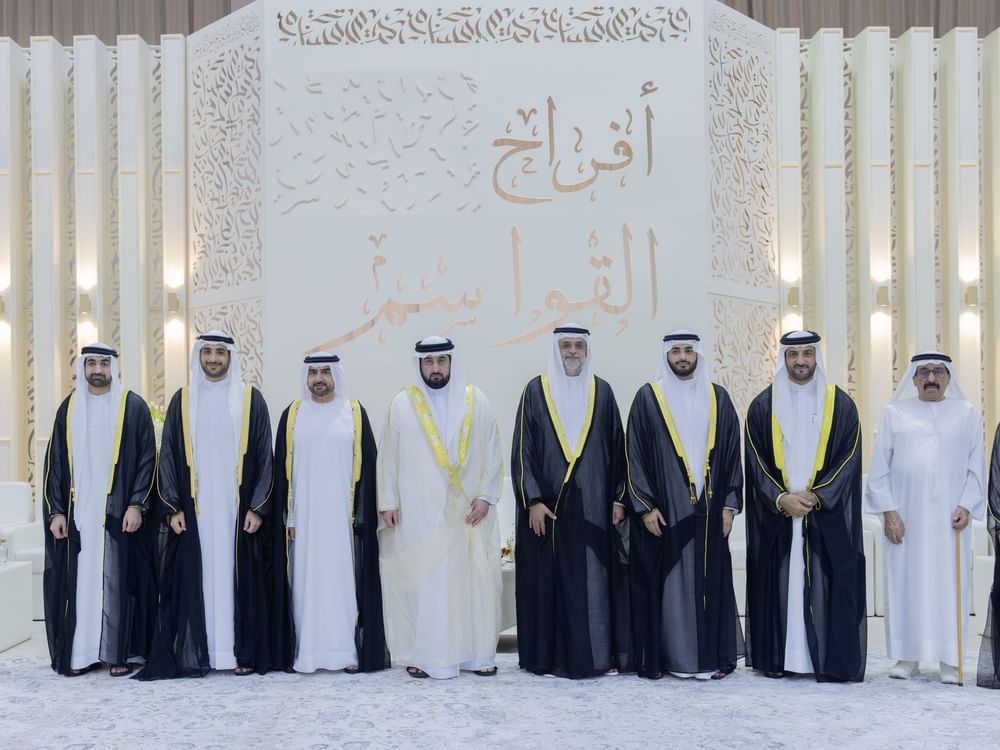 أحمد بن محمد يحضر أفراح القاسمي