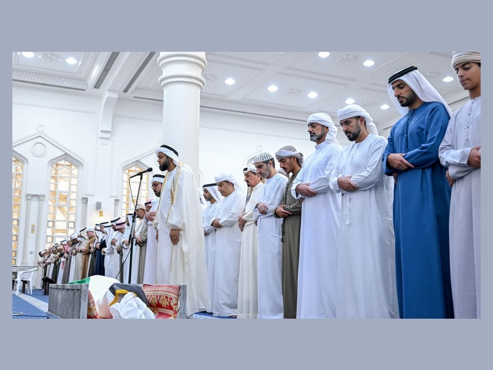 Ajman Ruler, CP perform funeral prayer over body of UAE martyr Khalifa ...