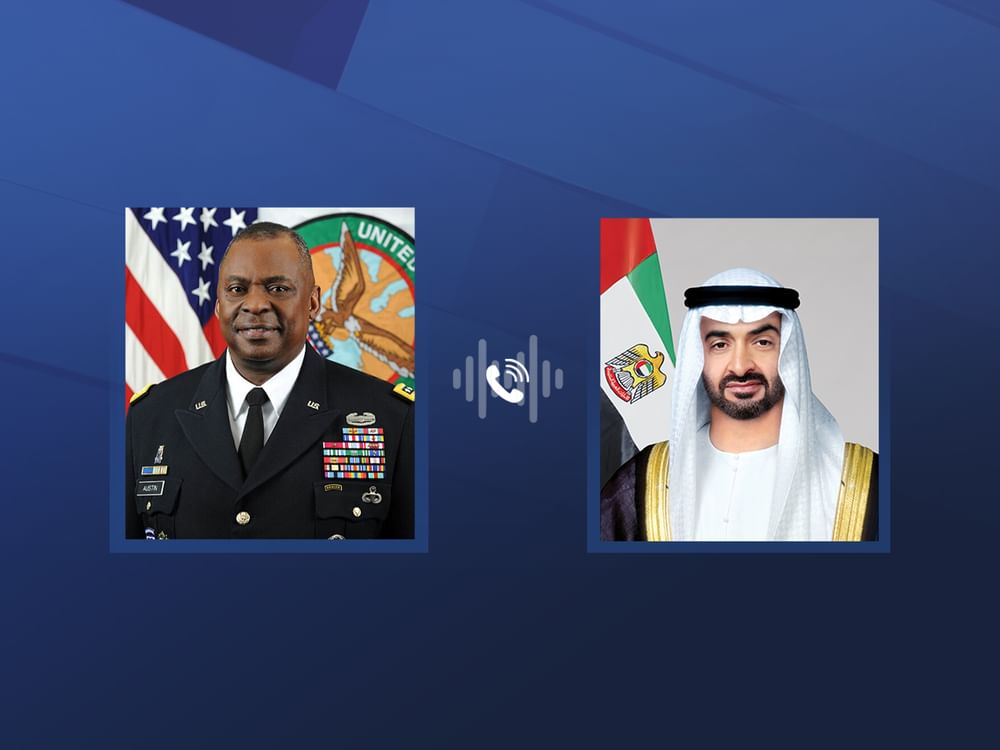 رئيس الدولة يتلقى اتصالاً هاتفياً من وزير الدفاع الأميركي.