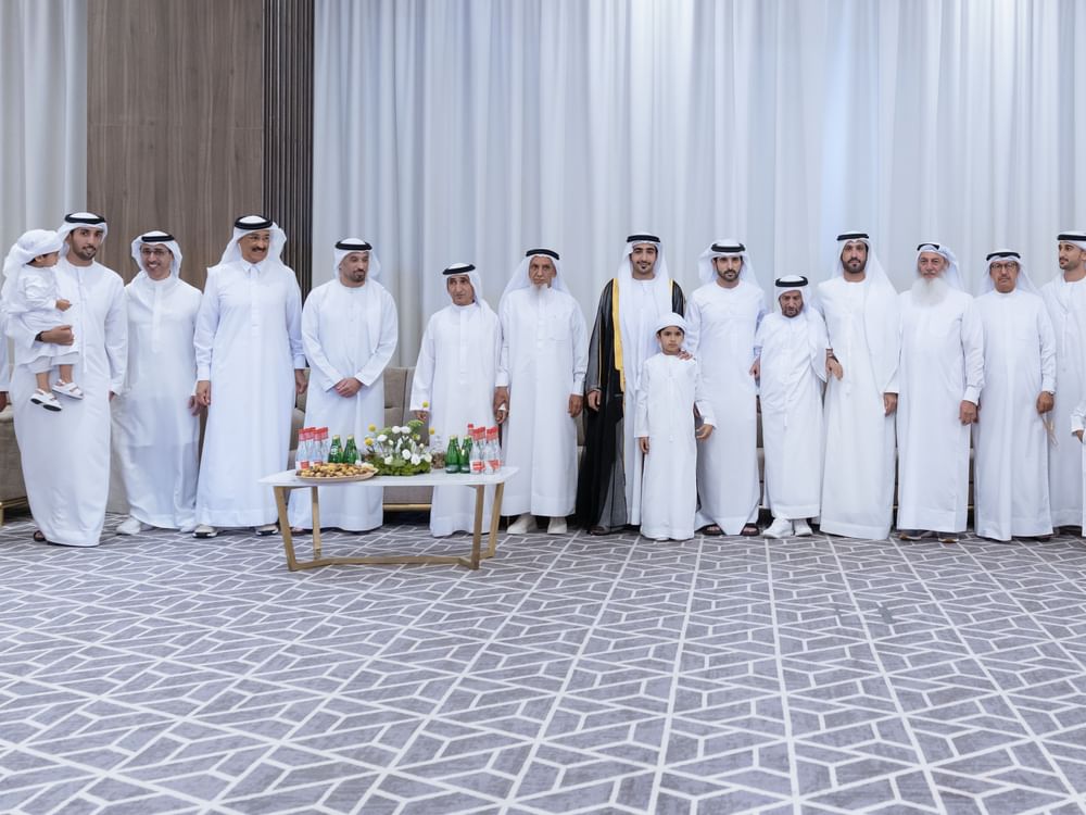 حمدان بن محمد يحضر أفراح بن خرباش والشعفار
