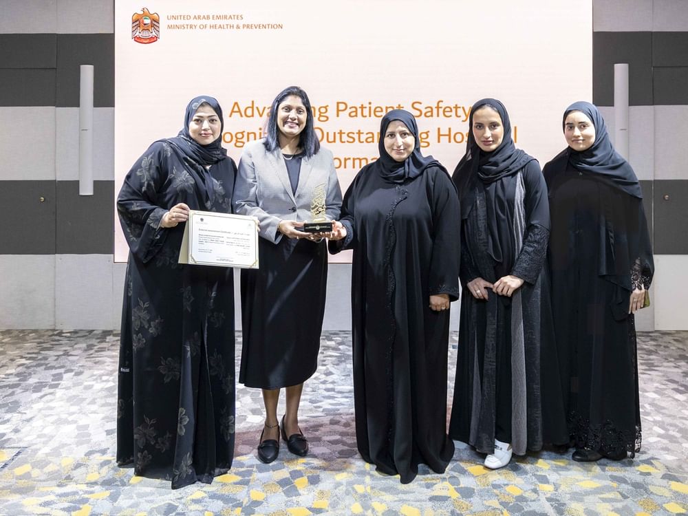 مدينة الشيخ خليفة الطبية عجمان تنال اعتماد المستوى الرابع بشأن سلامة المرضى من منظمة الصحة العالمية
