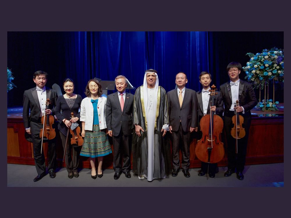 Saud bin Saqr attends performance by China National Symphony Orchestra  in Ras Al Khaimah
